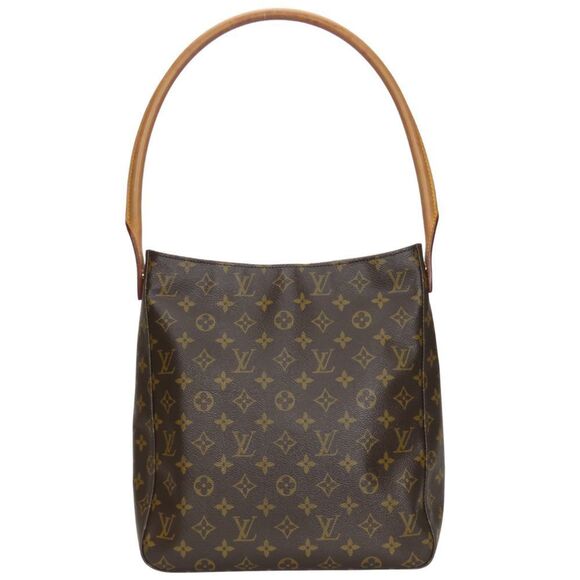 LOUIS VUITTON Brown Monogram Leather Looping GM Shoulder Bag - Picture 3 of 11